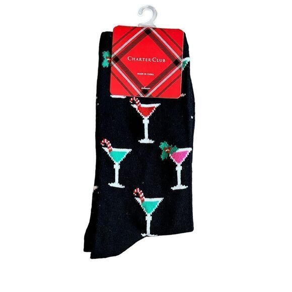 NEW Martini Socks, 5 for $10 - Picture 2 of 5